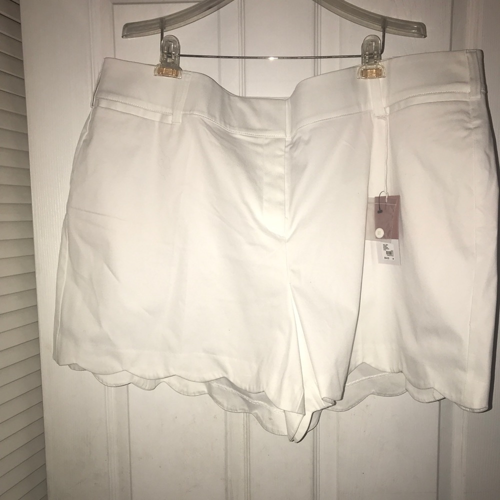 White The Allie shorts